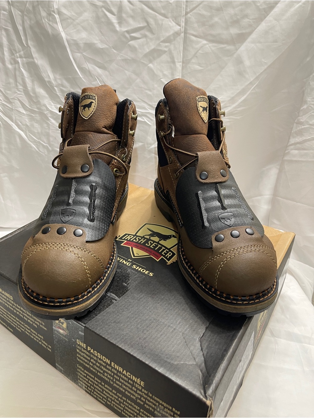 Irish Setter Brown and Black Men's Work Boots